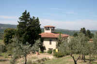 Tuscan villa B&B rooms