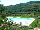 Tuscan villa with pool