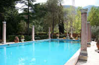 Roman vacation villa with pool