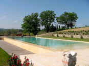 Tuscan villa with pool