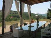 Villa Rignana outdoor dining